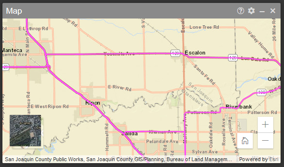The pink lines show you what routes are available to view.